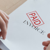 Tampon Auto-encreur Timbre auto-écriture Paiement payé par l'entrepris