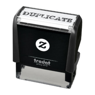 Tampon Auto-encreur Timbre auto-encastrable "en double"