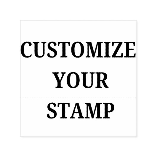 Tampon Auto-encreur Timbre auto-encastrable personnalisé carré (Design)