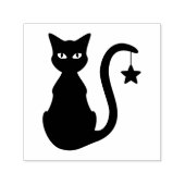 Tampon Auto-encreur Timbre auto-encastrable Star Cat (Design)