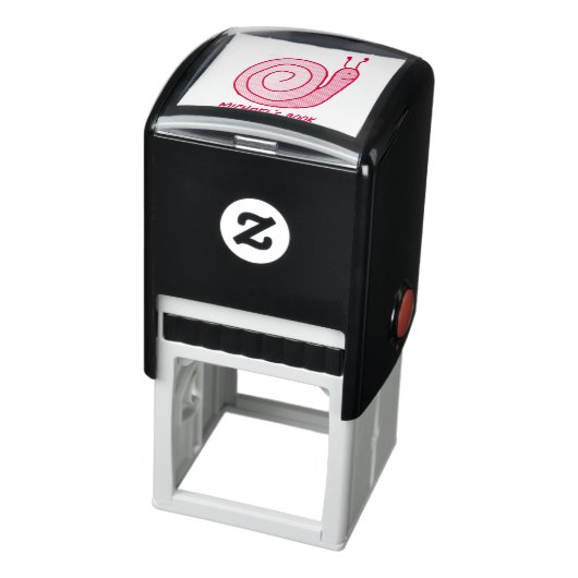 Tampon Auto-encreur Timbre auto-encastrable sur plaque d'escargot pers (Produit)