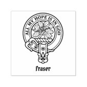 Tampon Auto-encreur Timbre auto-encastré Clan Fraser Crest (Design)