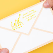 Tampon Auto-encreur Timbre auto-encastré de l'adresse de la famille Gi