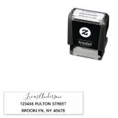 Tampon Auto-encreur Timbre auto-encastré de l'adresse de retour profes (En situation)