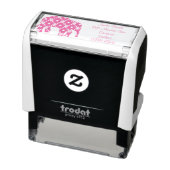 Tampon Auto-encreur Timbre auto-encastré de l'éléphant de fleurs (Produit)