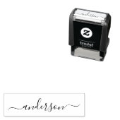 Tampon Auto-encreur Timbre auto-encastré de nom personnalisé (En situation)