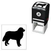 Tampon Auto-encreur Timbre auto-encastré de silhouette de chien de mon (En situation)