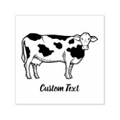 Tampon Auto-encreur Timbre auto-encastré du profil de vache (Design)