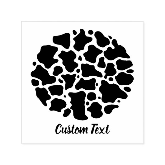 Tampon Auto-encreur Timbre auto-encastré Motif de vache (Design)