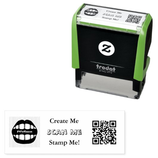 Tampon Auto-encreur Timbre auto-encastré personnalisé (En situation)