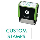 Tampon Auto-encreur Timbre auto-encastré personnalisé de 2,15 x 0,78 p (En situation)