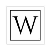 Tampon Auto-encreur Timbre auto-encastré unique avec votre monogramme (Design)