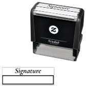 Tampon Auto-encreur Timbre auto-encre de signature (En situation)