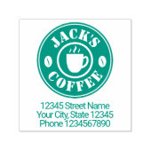 Tampon Auto-encreur Timbre auto-encre en caoutchouc pour l'entreprise  (Design)