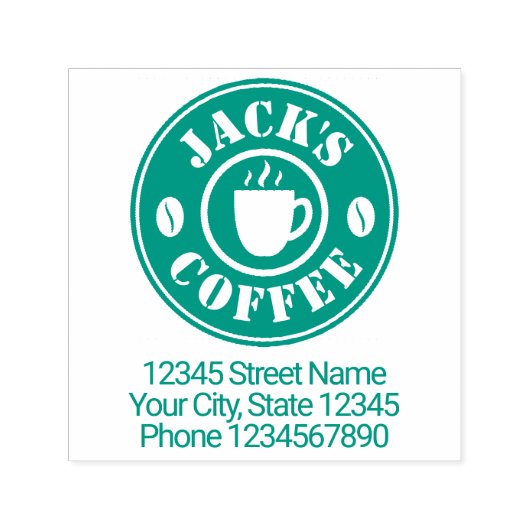 Tampon Auto-encreur Timbre auto-encre en caoutchouc pour l'entreprise  (Design)