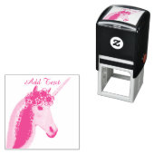 Tampon Auto-encreur Timbre auto-encre Unicorn (En situation)
