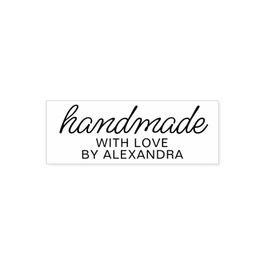 Tampon Auto-encreur Timbre auto-incassant artisanal Artiste Nom person (Design)