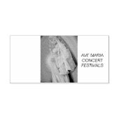 Tampon Auto-encreur Timbre Ave Maria Custom 2,9 po x 1,4 po (Design)