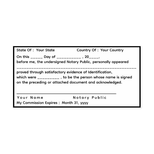 Tampon Auto-encreur Timbre d'accusé de réception public notaire standa (Design)