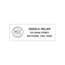 Timbre d'adresse auto-encre personnalisable avec l