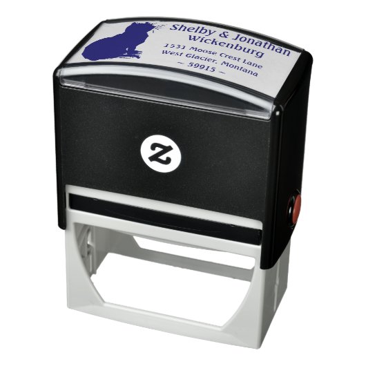 Tampon Auto-encreur Timbre d'adresse de retour auto-alimentée en silho (Produit)