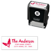 Tampon Auto-encreur Timbre d'adresse de retour automatique (En situation)