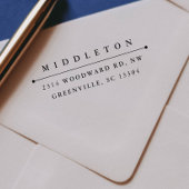 Tampon Auto-encreur Timbre d'adresse de retour automatique "classique"