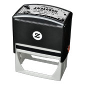 Tampon Auto-encreur Timbre d'adresse de retour de plaque de licence Ha (Produit)