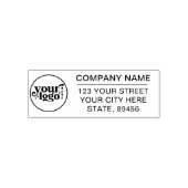 Tampon Auto-encreur Timbre d'adresse de retour d'entreprise (Design)