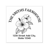 Tampon Auto-encreur Timbre d'adresse de retour Hawaii (Design)