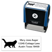 Tampon Auto-encreur Timbre d'auto-adresse personnalisée Aphrodite Gian (En situation)