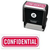 Tampon Auto-encreur Timbre d'auto-connexion confidentiel (En situation)