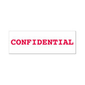 Tampon Auto-encreur Timbre d'auto-connexion confidentiel (Design)