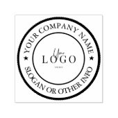 Tampon Auto-encreur Timbre d'auto-connexion personnalisée du logo de v (Design)