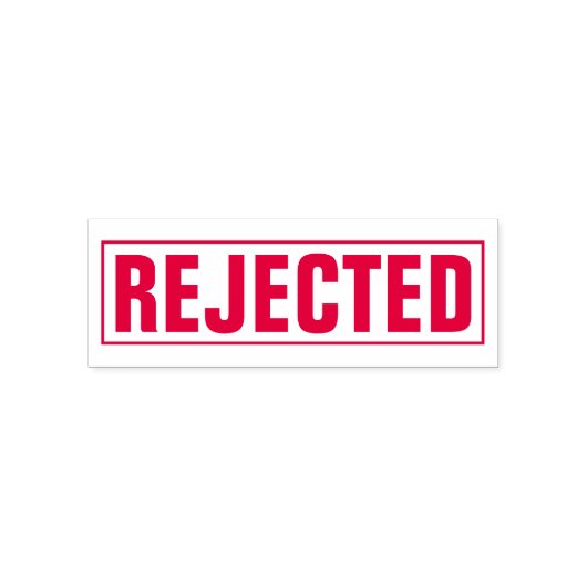 Tampon Auto-encreur Timbre d'auto-connexion refusée par Office (Design)