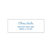 Tampon Auto-encreur Timbre d'auto-intégration du nom de script (Design)