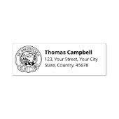 Tampon Auto-encreur Timbre de Campbell Crest (Design)