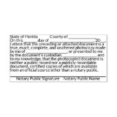 Tampon Auto-encreur Timbre de certification FL Copy (Design)