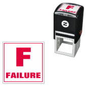 Tampon Auto-encreur Timbre de classement de l'enseignant : F, ÉCHEC (En situation)