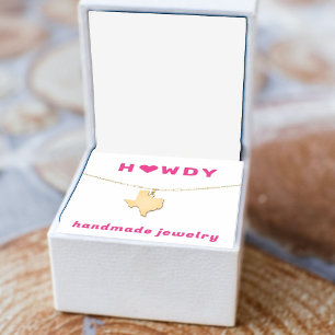 Tampon Auto-encreur Timbre de la carte d'affichage de bijoux artisanal