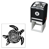 Tampon Auto-encreur Timbre de la tortue marine (En situation)