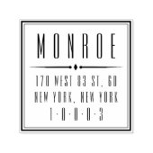 Tampon Auto-encreur Timbre de l'adresse de retour Empire Deco (Design)