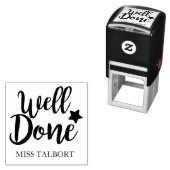 Tampon Auto-encreur Timbre de l'enseignant bien fait (En situation)