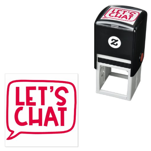 Tampon Auto-encreur Timbre de l'enseignant Conversation (En situation)