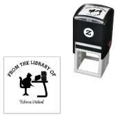Tampon Auto-encreur Timbre de livre CAT personnalisé (En situation)