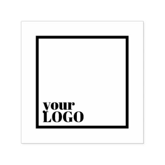 Tampon Auto-encreur Timbre de logo personnalisé 1,5 po x 1,5 po