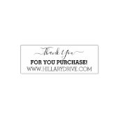 Tampon Auto-encreur Timbre de Merci personnalisé, Timbre de conditionn (Design)