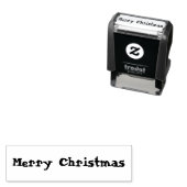 Tampon Auto-encreur Timbre de Noël Joyeux Noël (En situation)