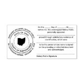 Tampon Auto-encreur Timbre de reconnaissance publique du notaire de l' (Design)