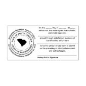 Tampon Auto-encreur Timbre de reconnaissance publique du notaire de la (Design)
